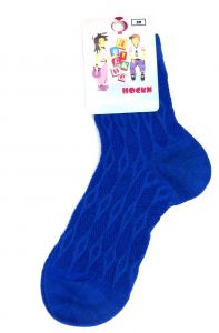 синие носочки для девочки