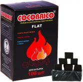 Уголь кокосовый для кальяна Cocobrico Flat (108 шт)