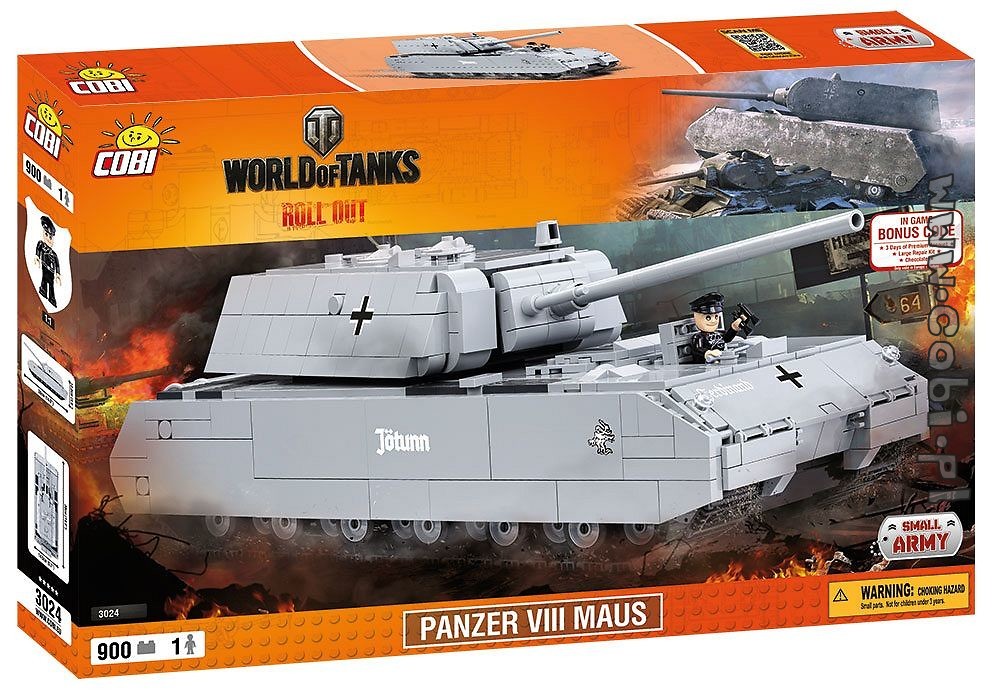 КОБИ World of Tanks - Танк Панзер VIII Маус COBI-3024