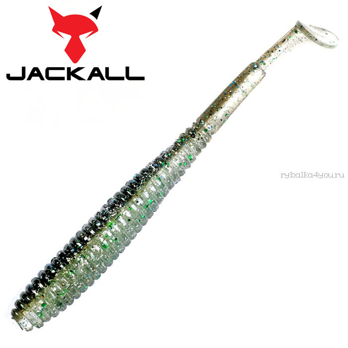 Мягкая приманка Jackall I Shad Tail 2,8"  / упаковка 10 шт / цвет: dark thunder iwashi