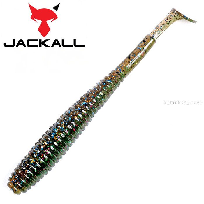 Мягкая приманка Jackall I Shad Tail 2,8"  / упаковка 10 шт / цвет: grass gill