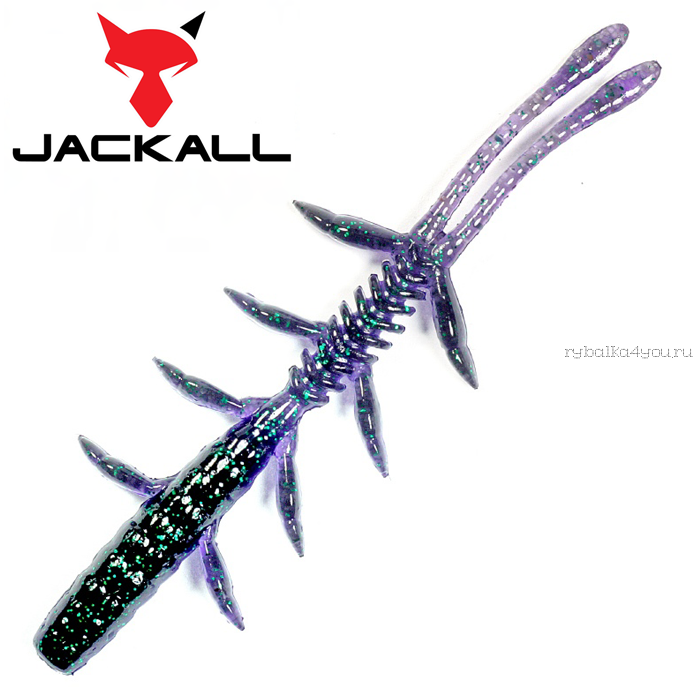 Мягкая приманка Jackall Scissor Comb 2,5"   / упаковка 10 шт / цвет: monster bug