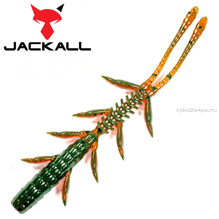 Мягкая приманка Jackall Scissor Comb 3,0"   / упаковка 8 шт / цвет: motor oil