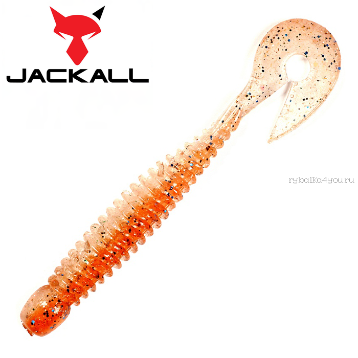 Мягкая приманка Jackall Wobbring 2,5"  / упаковка 10 шт / цвет:  prism wakasagi