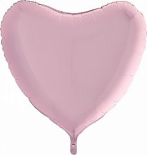 Фигура "Сердце" розовый, 36"/ 91 см, Италия