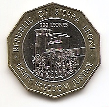 500 леоне (Регулярный выпуск) Сьерра-Леоне 2004