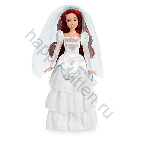 Игрушка кукла русалочка в свадебном платье