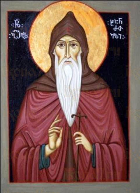 Григорий Хандзтийский (рукописная икона)