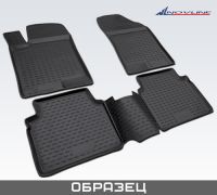 Коврики 3D в салон MERCEDES-BENZ E-Class W212, 2014->, седан, 4 шт. (полиуретан) Novline-Autofamily