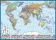 Политическая карта мира с флагами. Крым в составе РФ - карта для новорожденного по системе п.в. Тюленева