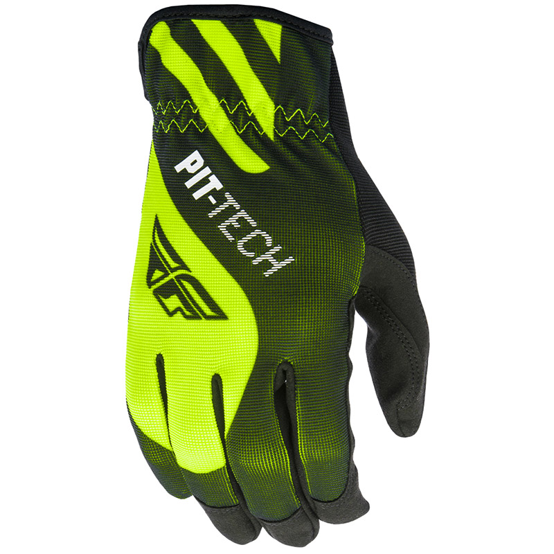 Fly - 2018 Pit Tech LT перчатки, черно-желтые