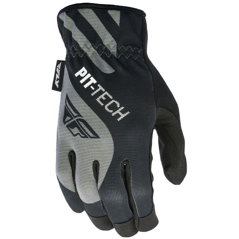 Fly - 2018 Pit Tech LT перчатки, черно-серые