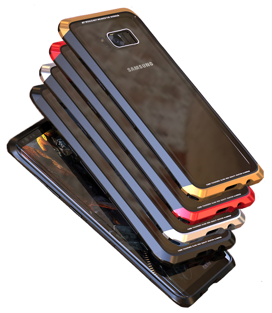 Чехол-накладка LUPHIE для Samsung S8 DOUBLE DRAGON