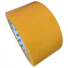 Скотч упаковочный жёлтый  длина 100 м.,ширина 57 мм. пр-во Китай/36/