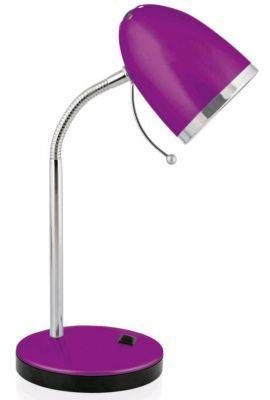 Светильник настольный Camelion KD-308 40W E27 металл фиолетовый