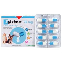 Антистрессовые капсулы Zylkene от Vetoquinol 75mg для кошек и собак - блистер 10 капсул