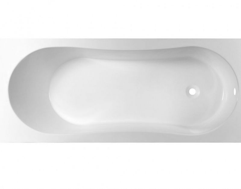 Ванна из литьевого мрамора Эстет Лаура 170x70, белый