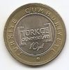 10 лет международной олимпиаде по турецкому языку 1 лира Турция 2012