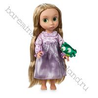 Кукла рапунцель в детстве с хамелионом 40 см