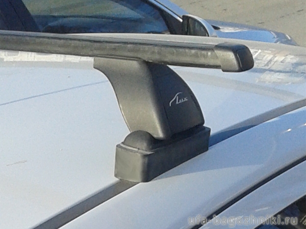 Багажник на крышу BMW 5-serie E39, Lux, прямоугольные стальные дуги