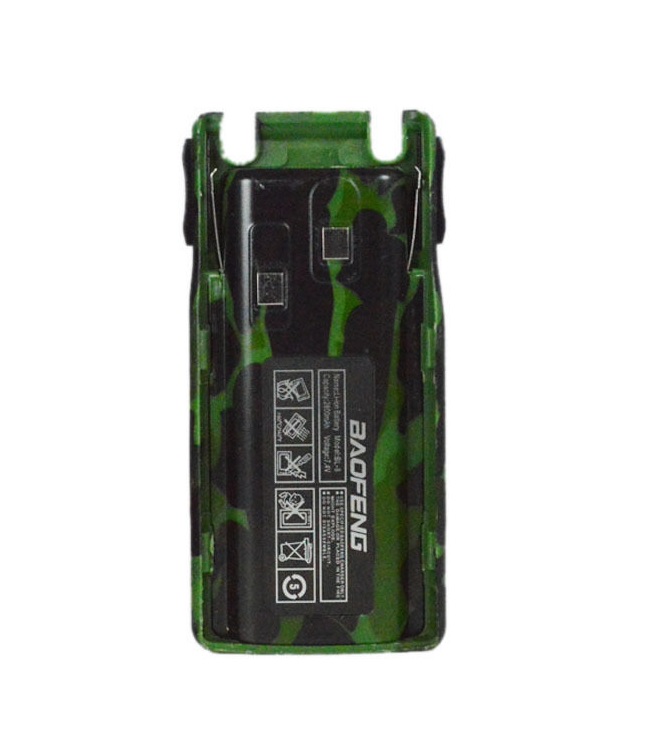 Аккумулятор BL-8 для рации Baofeng UV-82 (2800 мАч) зеленый