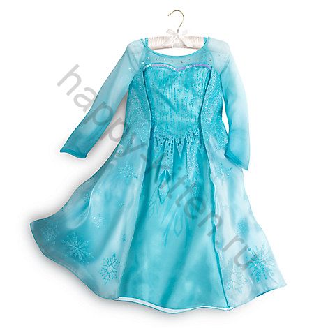 Платье Эльзы Frozen  5/6 лет