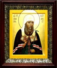 Ермоген, патриарх Московский (19х22), темный киот
