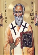 Ираклид Тамасский (Кипрский) (рукописная икона)
