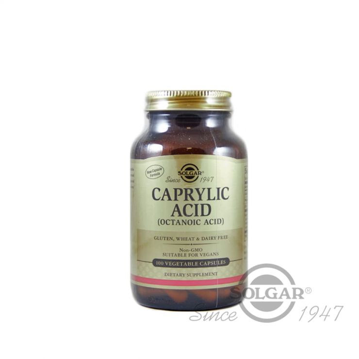Каприловая кислота (Caprylic Acid), 100 капсул