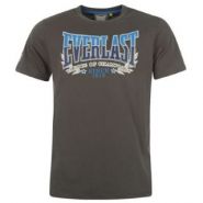 Футболка Everlast Fashion T Shirt Mens Charcoal EVTS029