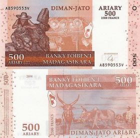 Мадагаскар - 500 Ариари 2004 UNC
