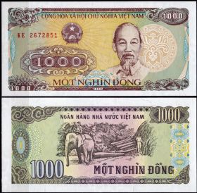 Вьетнам - 1000 Донг 1988 UNC