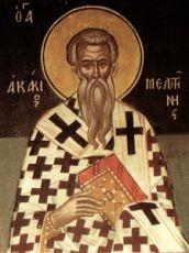 Акакий Ме­ли­тинс­киий (рукописная икона)