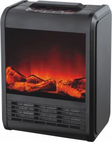 Электрический камин компактный "SLOGGER" Fireplace Black SL-2008I-E3R-B