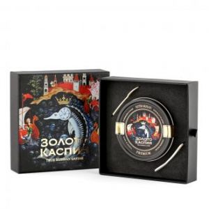 Осетровая черная икра Золото Каспия Астрахань Премиум - 250 г (Россия)