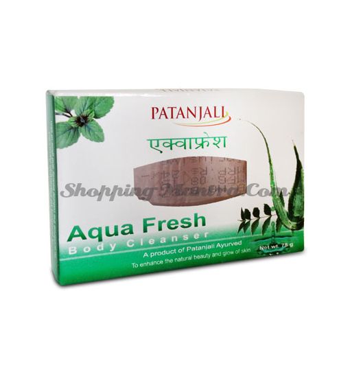 Освежающее мыло Аква Фреш Патанджали | Divya Patanjali Ojas Aquafresh Soap