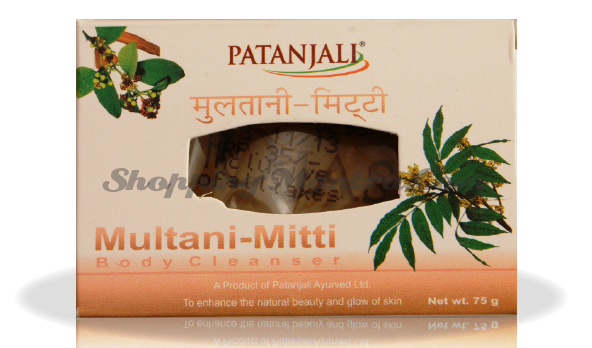 Мыло для лица и тела Лечебная глина Патанджали Аюрведа | Divya Patanjali Ojas Multani Mitti Soap