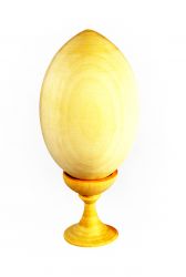 Яйцо деревянное на подставке