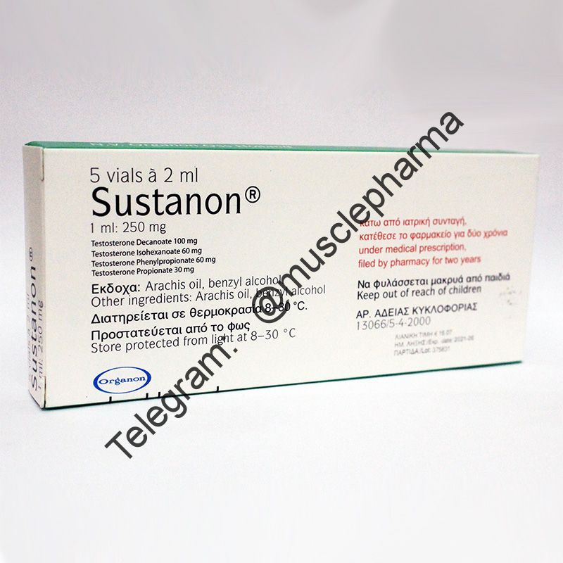 SUSTANON 250 (ORGANON). 5 флаконов * 2 мл.