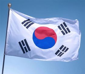 Флаг Южная Корея государственный 90х150 см