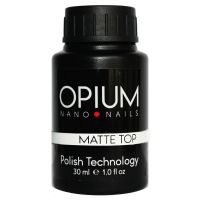 Финишное покрытие OPIUM Matte Top с липким слоем, 30 мл