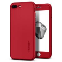 Чехол Spigen Thin Fit 360 для iPhone 7 Plus красный
