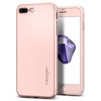 Чехол Spigen Thin Fit 360 для iPhone 7 Plus розовое золото