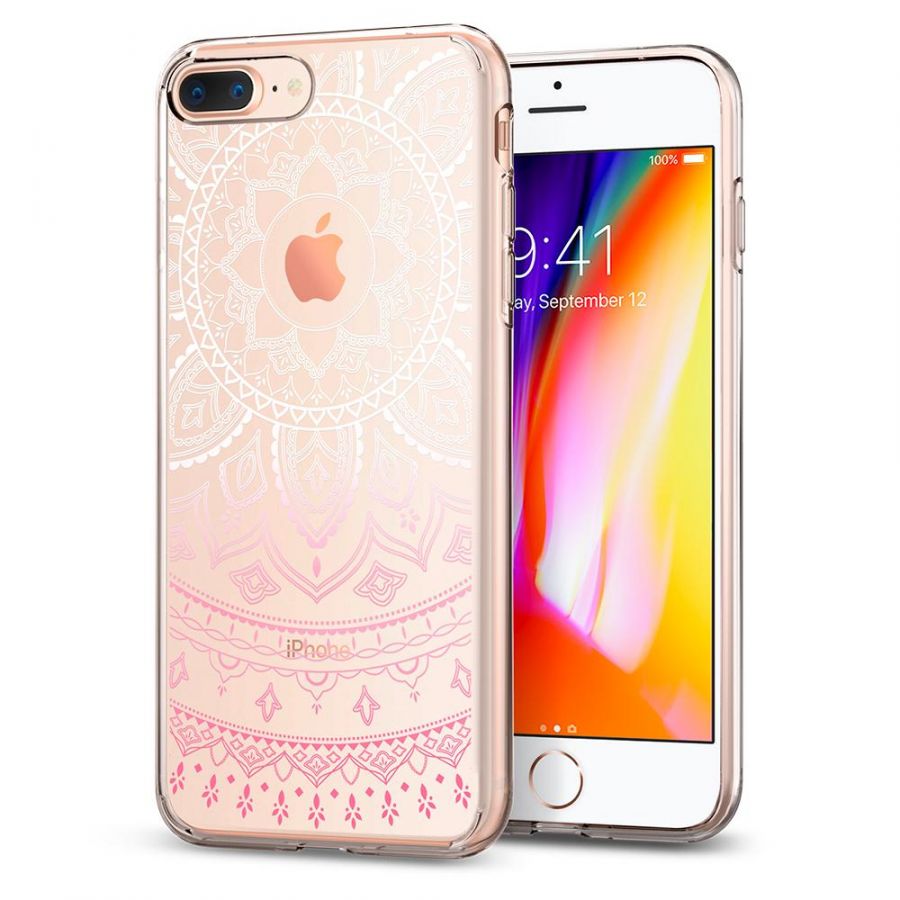 Чехол Spigen Liquid Crystal Shine для iPhone 7 Plus розовый