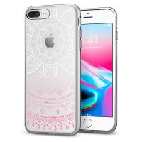 Чехол Spigen Liquid Crystal Shine для iPhone 8/7 Plus (5.5) розовый