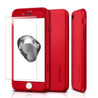 Чехол Spigen Thin Fit 360 для iPhone 8/7 (4.7) красный