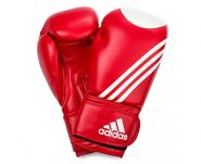 Перчатки для кикбоксинга красно-белые Adidas Ultima Target Wako ADIBT021