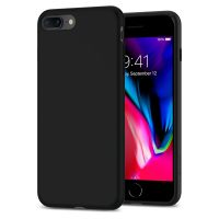 Чехол Spigen Liquid Crystal для iPhone 7 Plus матово-черный