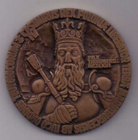 медаль 1466 - 1966 г. AUNC. Польша