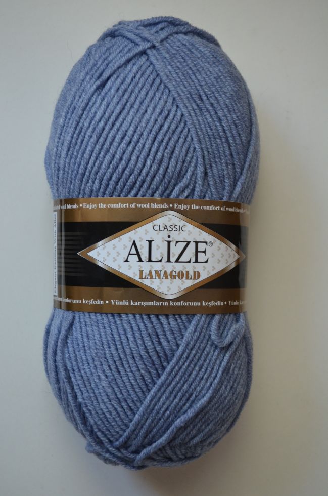 LANAGOLD (ALIZE) 221-голубой джинс